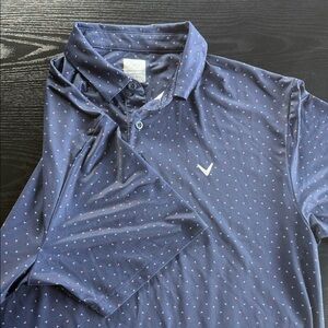 Callaway opti dry mens Large  collared shirt golf made in vietnam